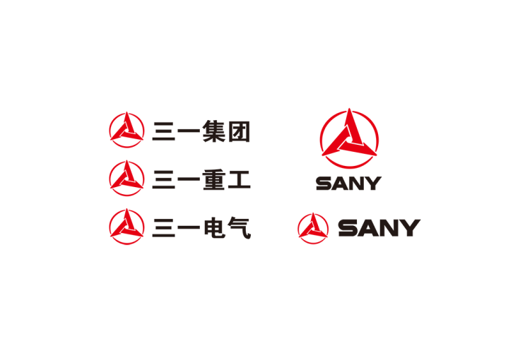 三一重工logo矢量标志素材