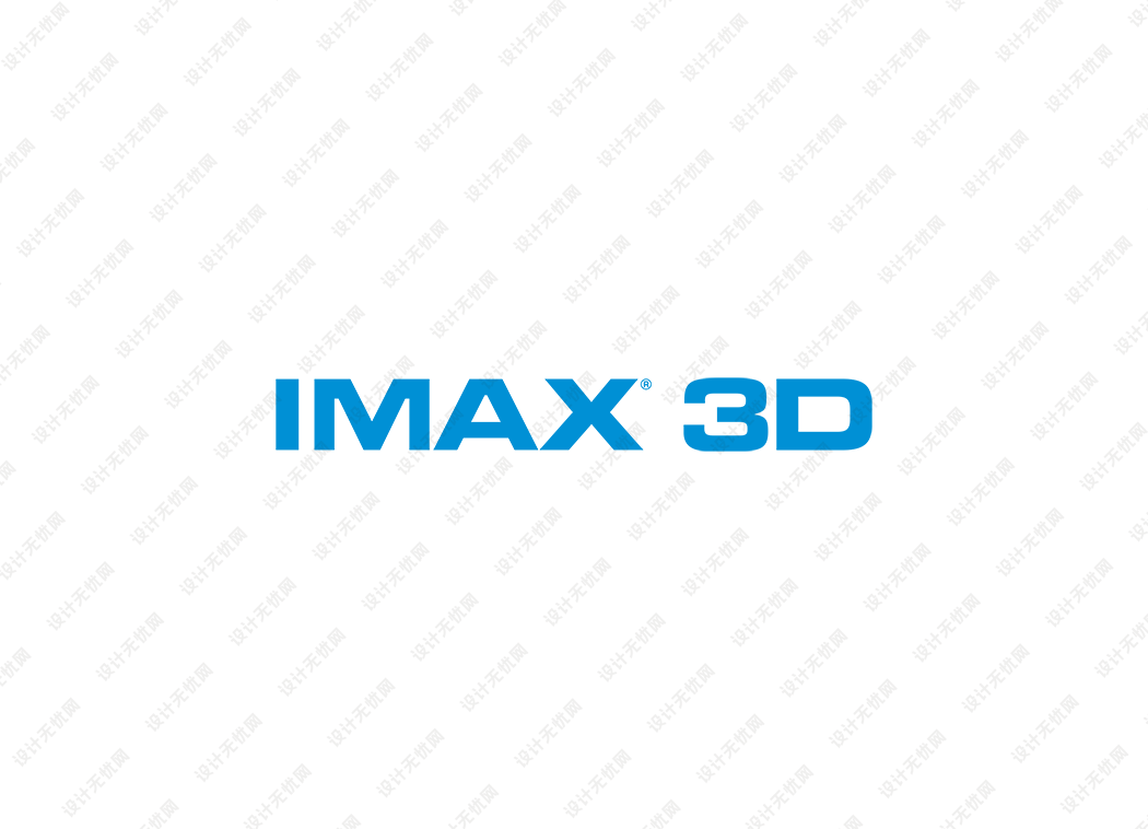 IMAX 3D巨幕电影logo矢量标志素材