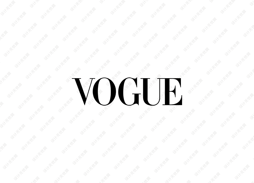 VOGUE时尚杂志logo矢量标志素材下载