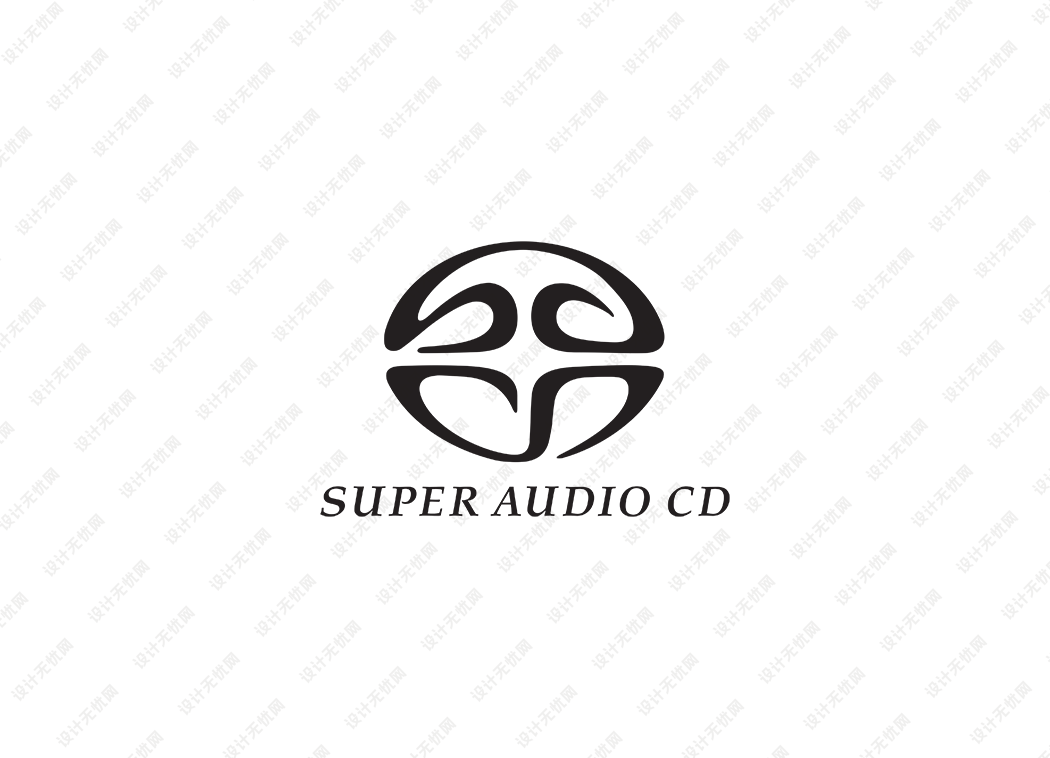 SACD(超级音频光盘系统)logo矢量标志素材