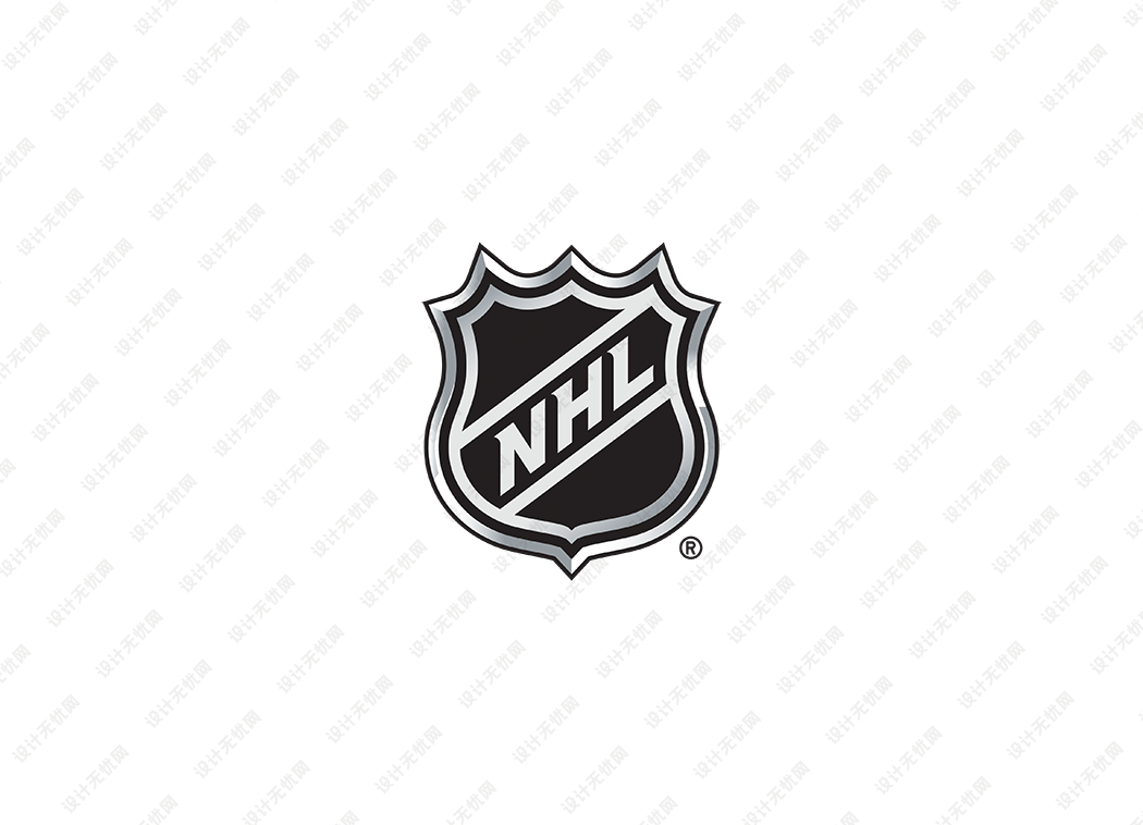 NHL北美职业冰球联盟logo矢量标志素材