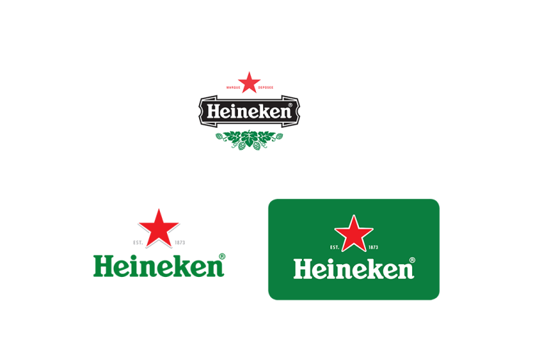 Heineken喜力啤酒logo矢量标志素材