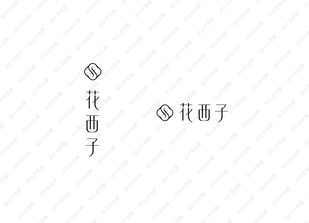 花西子logo矢量标志素材
