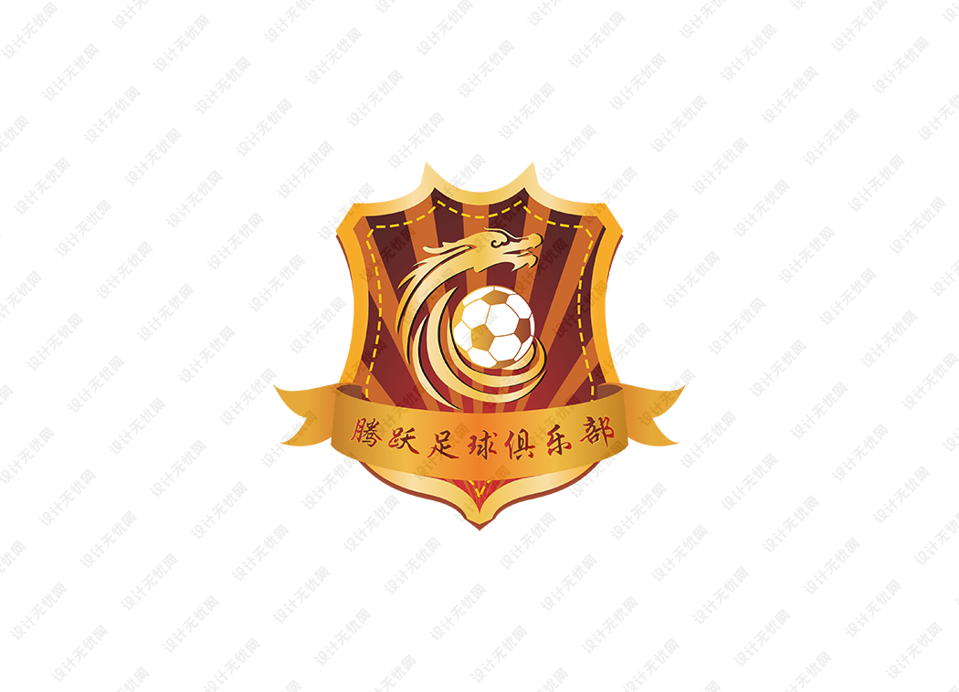 中甲：丹东腾跃足球俱乐部队徽logo矢量素材