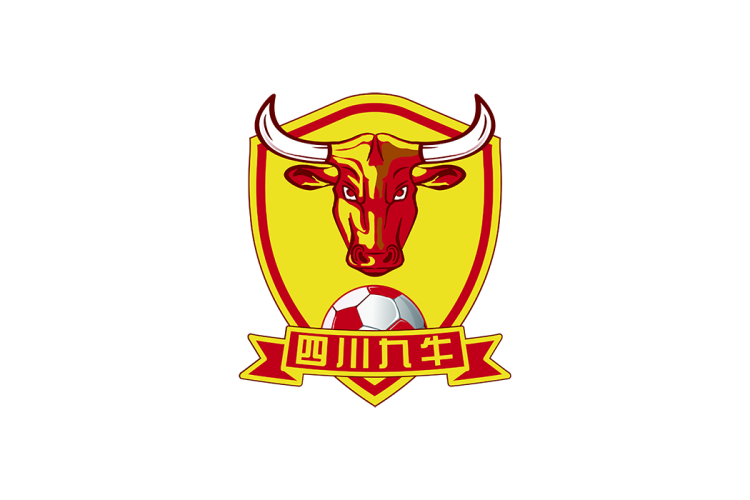 中甲：四川九牛足球俱乐部队徽logo矢量素材