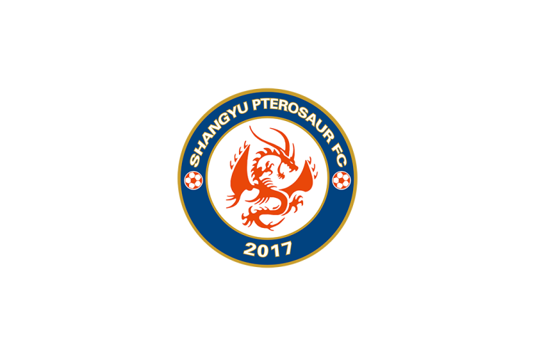 中乙：绍兴上虞翼龙足球俱乐部队徽logo矢量素材