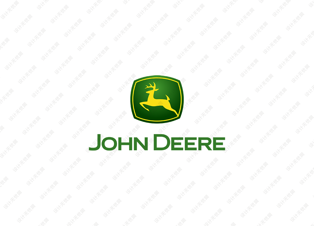 约翰迪尔(John Deere)logo矢量标志素材