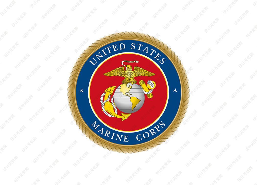 美国海军陆战队徽章logo高清标志矢量素材
