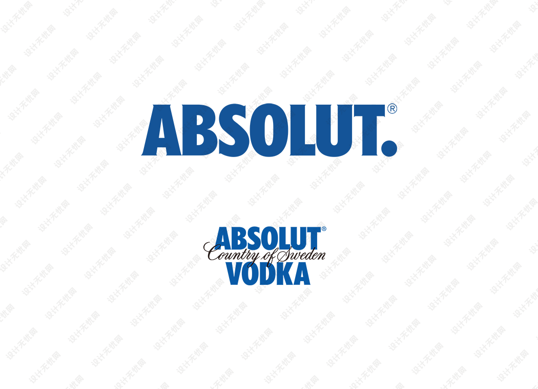 绝对伏特加（Absolut Vodka）logo矢量标志素材