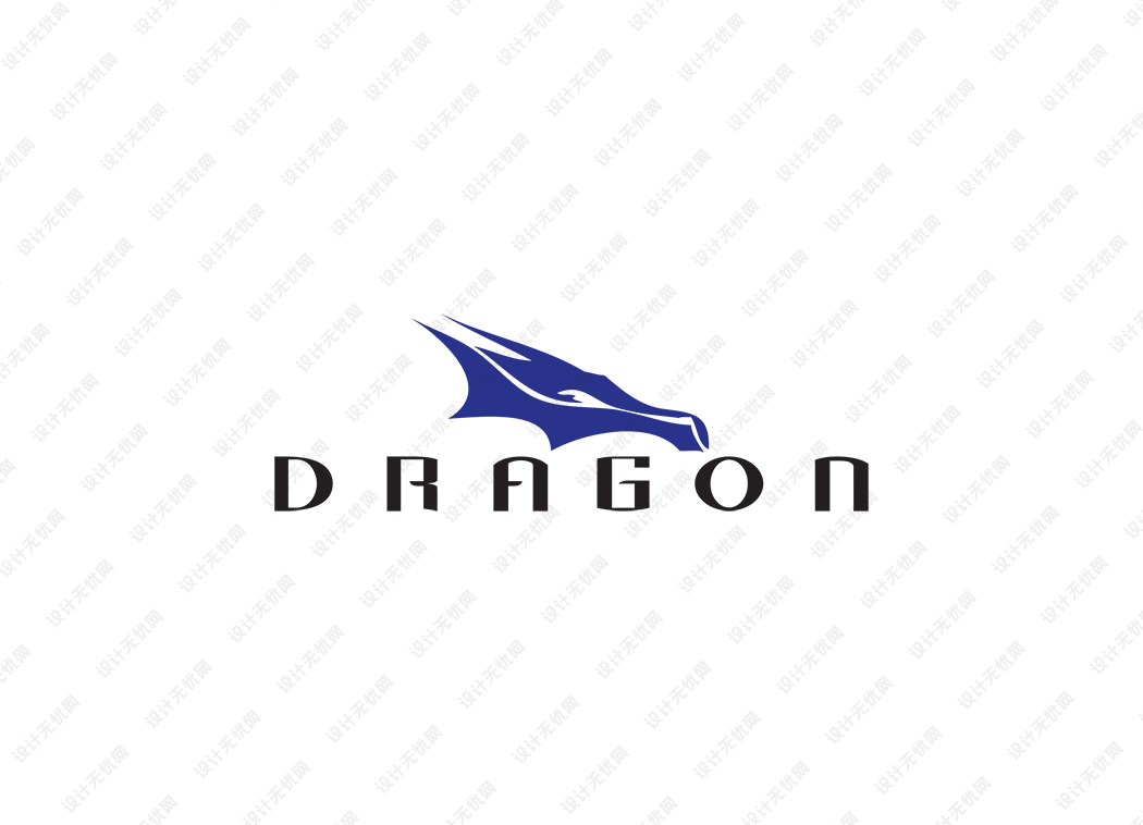 龙飞船（Dragon）logo矢量标志素材