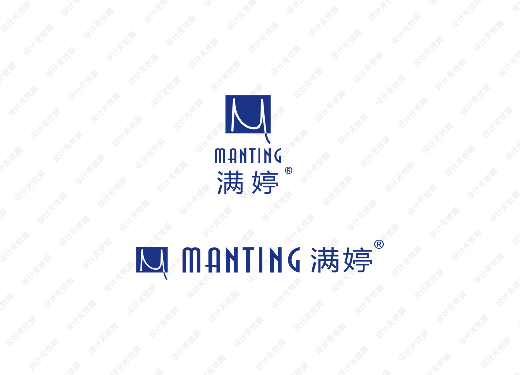 满婷logo矢量标志素材