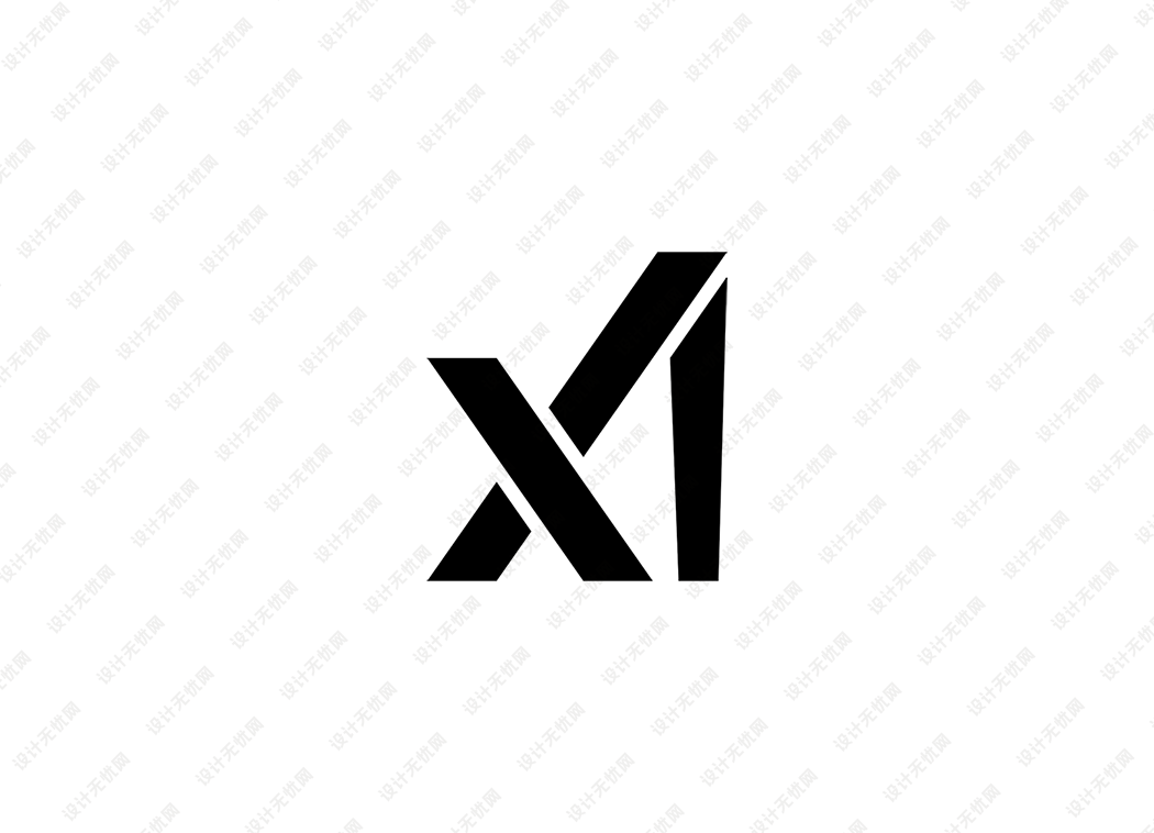 xAI人工智能公司logo矢量标志素材