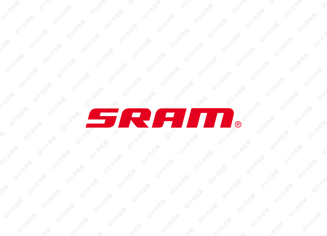 SRAM自行车logo矢量标志素材