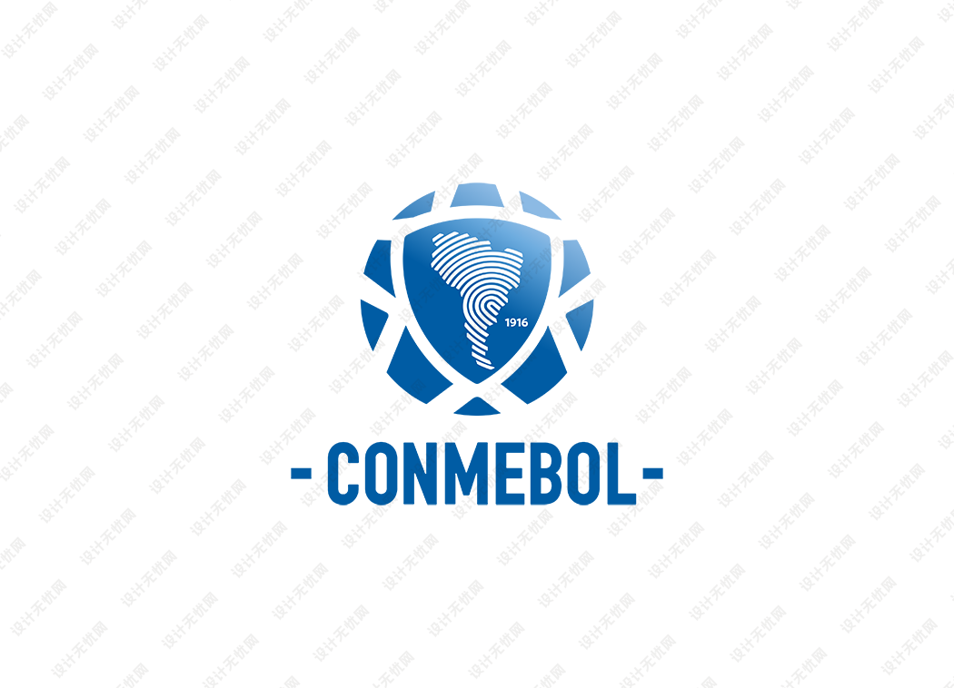 南美洲足球联合会logo矢量标志素材