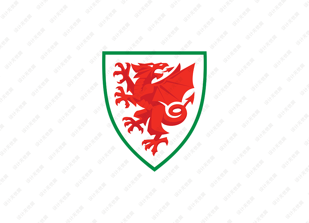 威尔士足球总会logo矢量标志素材