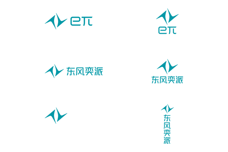 东风奕派logo矢量标志素材