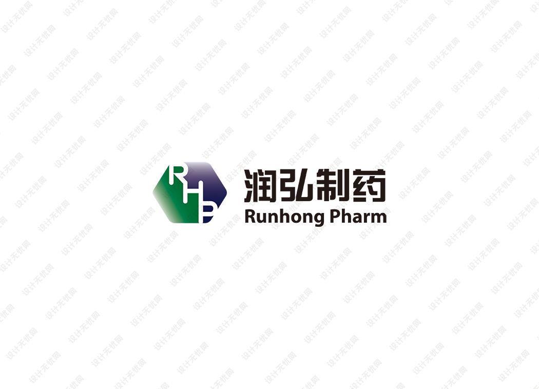 润弘制药logo矢量标志素材