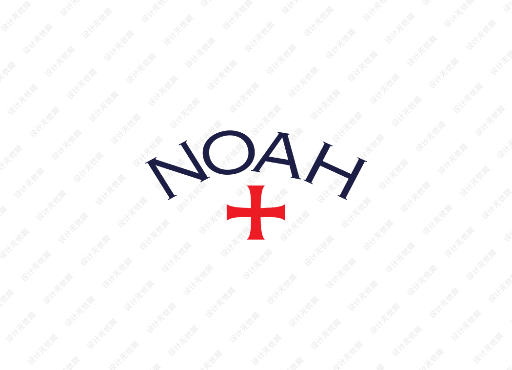 潮牌NOAH logo矢量标志素材