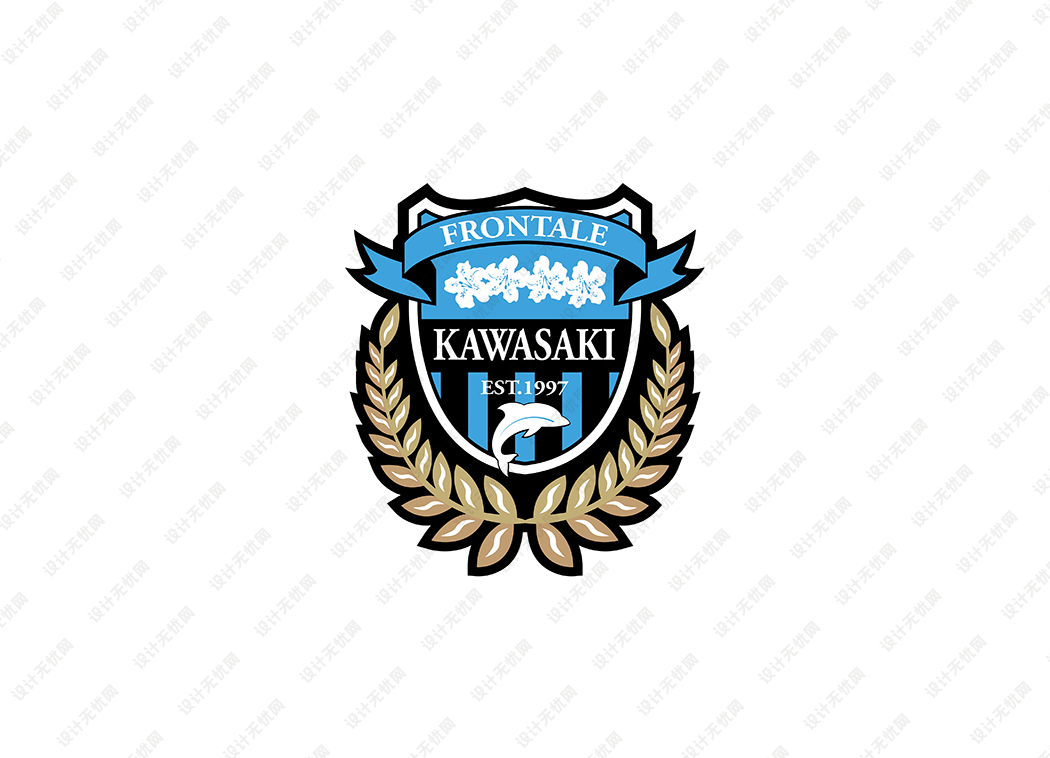 川崎前锋队徽logo矢量素材