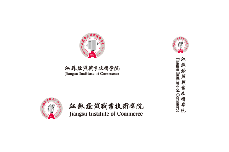 江苏经贸职业技术学院校徽logo矢量标志素材