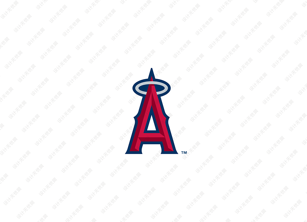 MLB: 洛杉矶天使队徽logo矢量素材