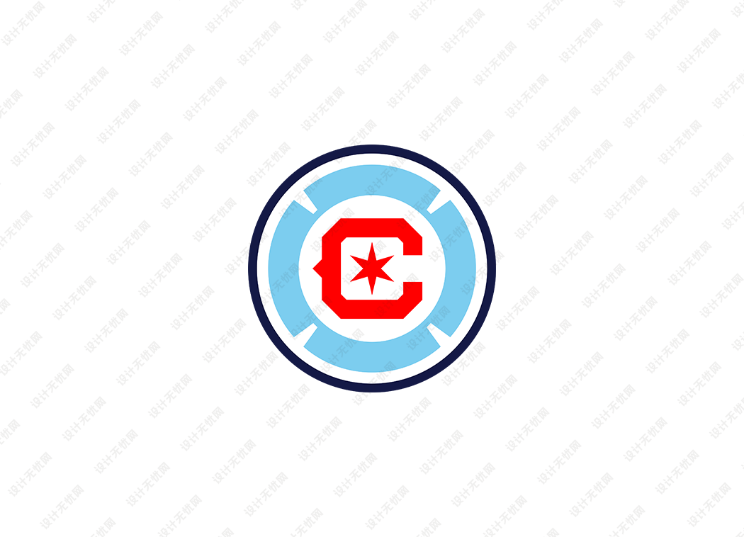 美职联: 芝加哥火焰队徽logo矢量素材