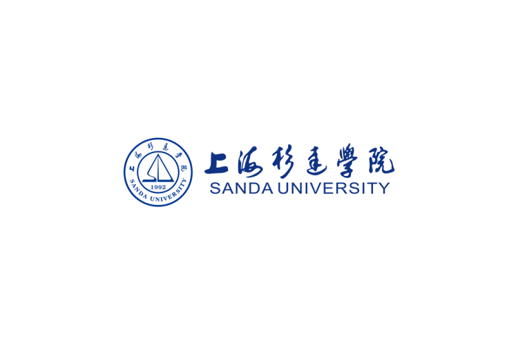 上海杉达学院校徽logo矢量标志素材