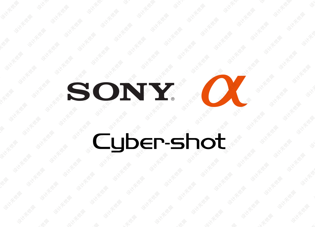 SONY索尼阿尔法α, Cyber-shot logo矢量标志素材