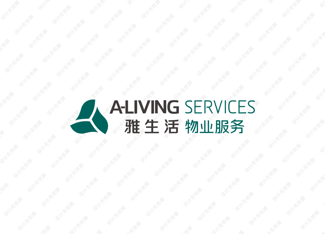 雅生活物业服务logo矢量标志素材