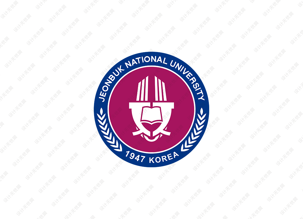 韩国全北大学校徽logo矢量标志素材