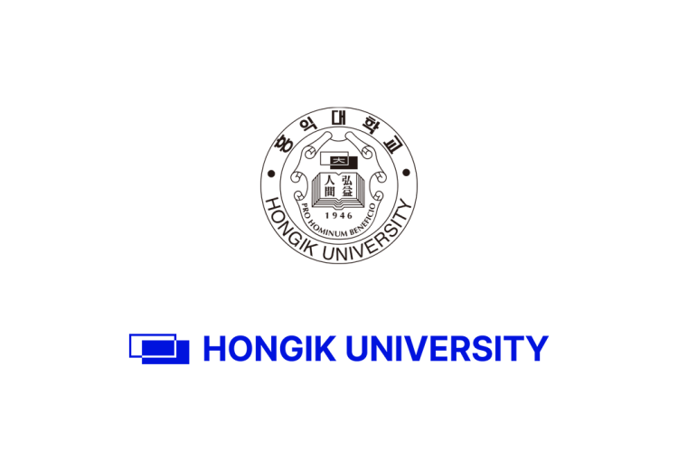 韩国弘益大学校徽logo矢量标志素材