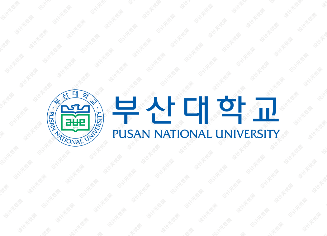 韩国釜山大学校徽logo矢量标志素材