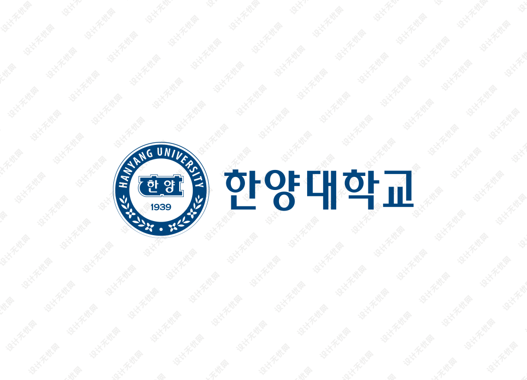 韩国汉阳大学校徽logo矢量标志素材