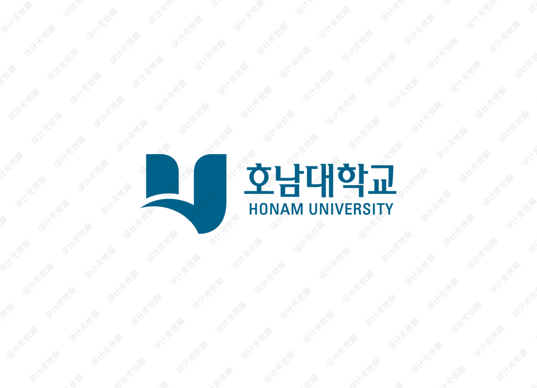 韩国湖南大学校徽logo矢量标志素材