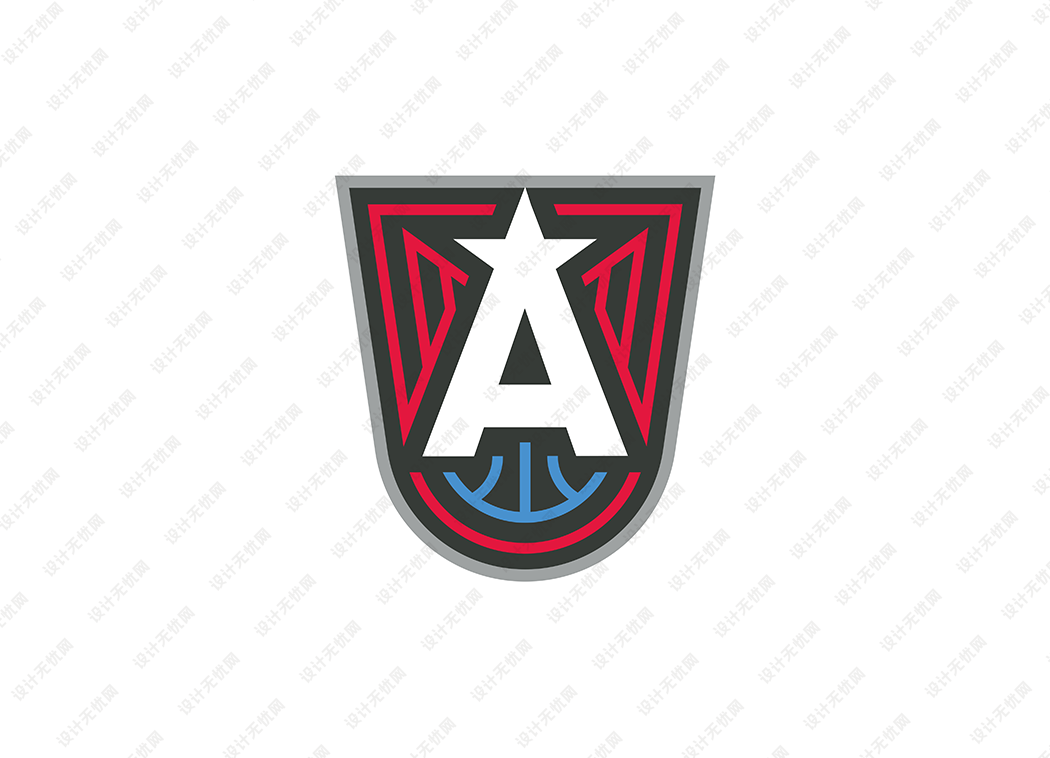 WNBA亚特兰大梦想队徽logo矢量素材