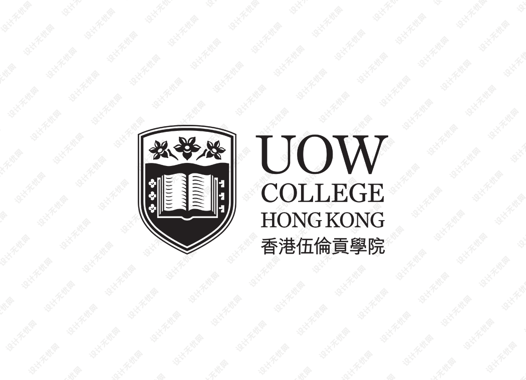 香港伍伦贡学院校徽logo矢量标志素材