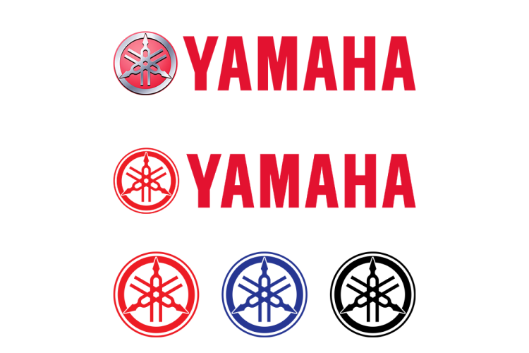 YAMAHA雅马哈摩托车logo矢量标志素材