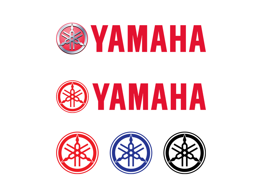 YAMAHA雅马哈摩托车logo矢量标志素材