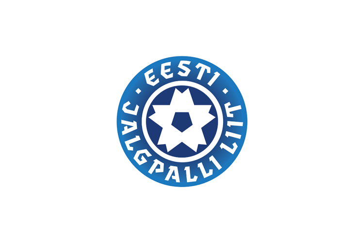 爱沙尼亚国家足球队队徽logo矢量素材