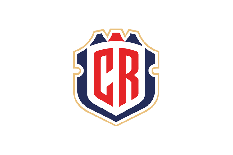 哥斯达黎加国家足球队队徽logo矢量素材