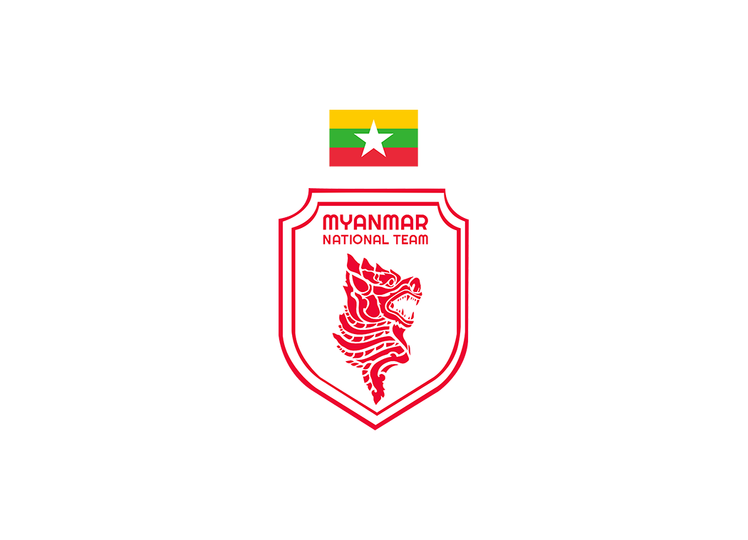 缅甸国家足球队队徽logo矢量素材