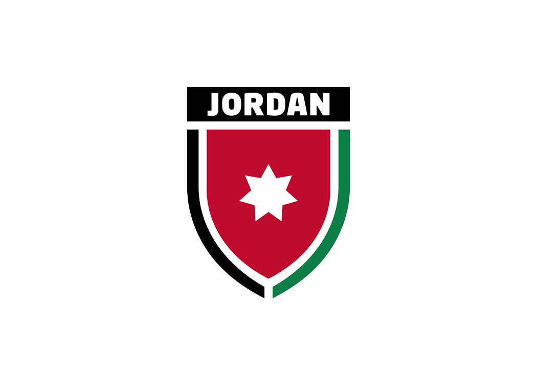 约旦国家足球队队徽logo矢量素材