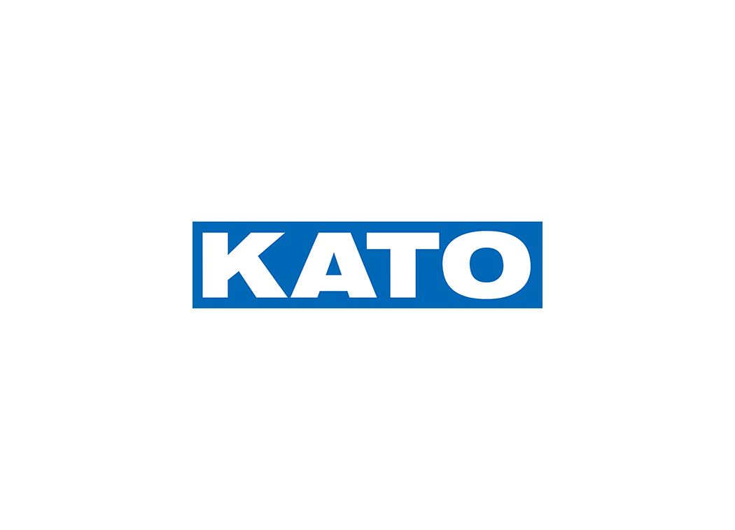 加藤kato挖掘机logo矢量标志素材