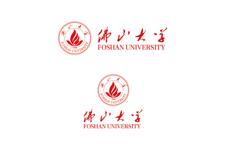 佛山大学校徽logo矢量标志素材