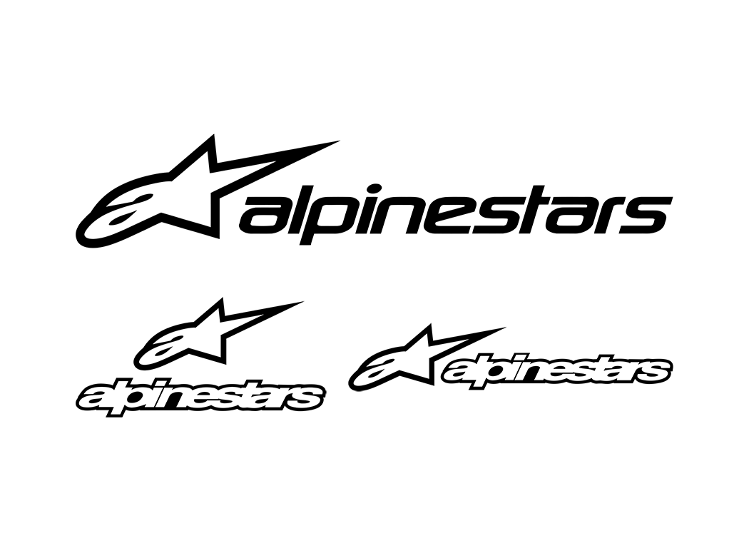 A星（alpinestars）logo矢量标志素材