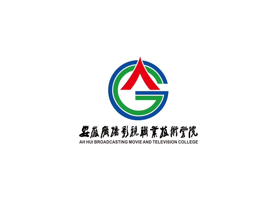 安徽广播影视职业技术学院校徽logo矢量标志素材