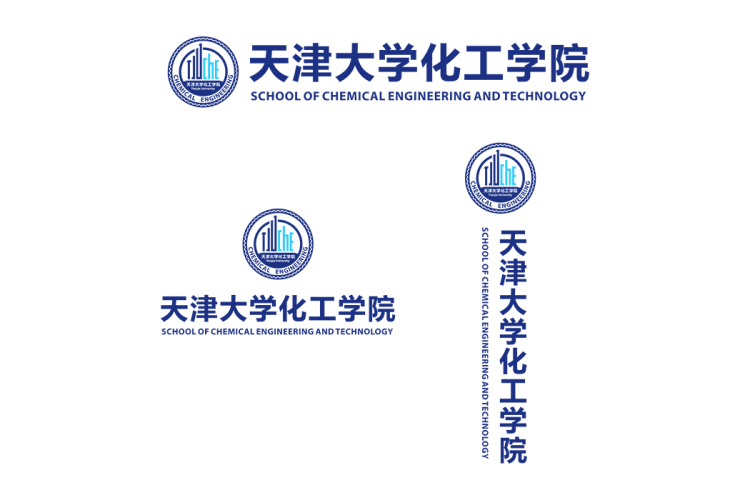 天津大学化工学院院徽logo矢量标志素材