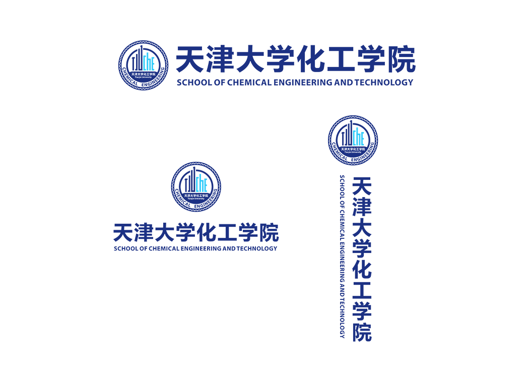 天津大学化工学院院徽logo矢量标志素材