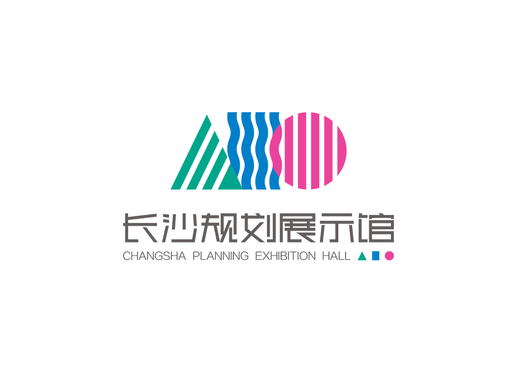 长沙规划展示馆logo矢量标志素材