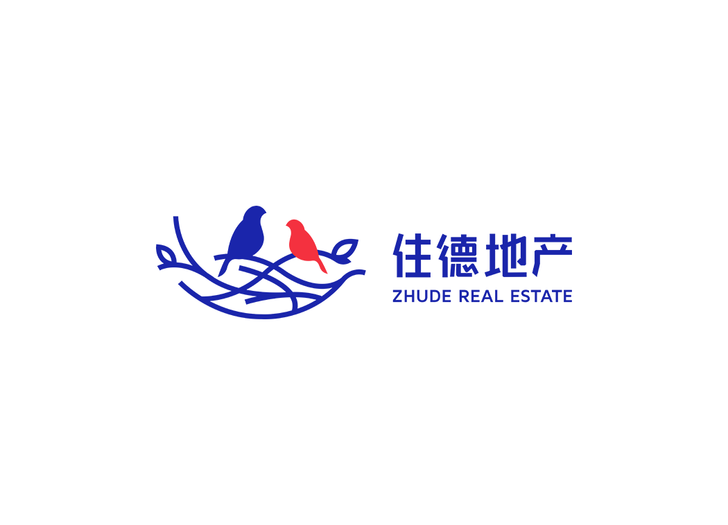 住德地产logo矢量标志素材